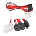 Works Works 22-100-30 6-Pin & 7-Pin Cable Adapter; Molex 4-Pin Power; 24.5 & 13.75 in. Long 22-100-30